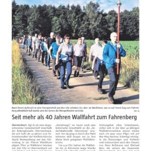 Wallfahrt zum Fahrenberg 2023